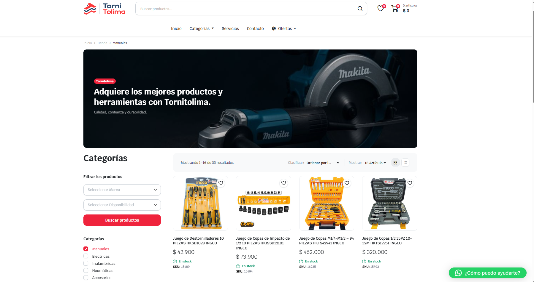 Tornitolima - Accesorios